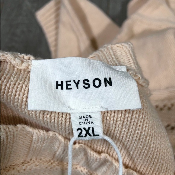 HEYSON Women’s Knitted “When you Arrived” Sweater Size 2XL - Picture 6 of 9